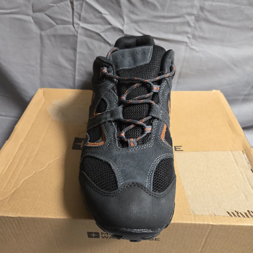 BOXED PAIR OF MOUNTAIN WAREHOUSE TRAIL SHOES - UK SIZE 11