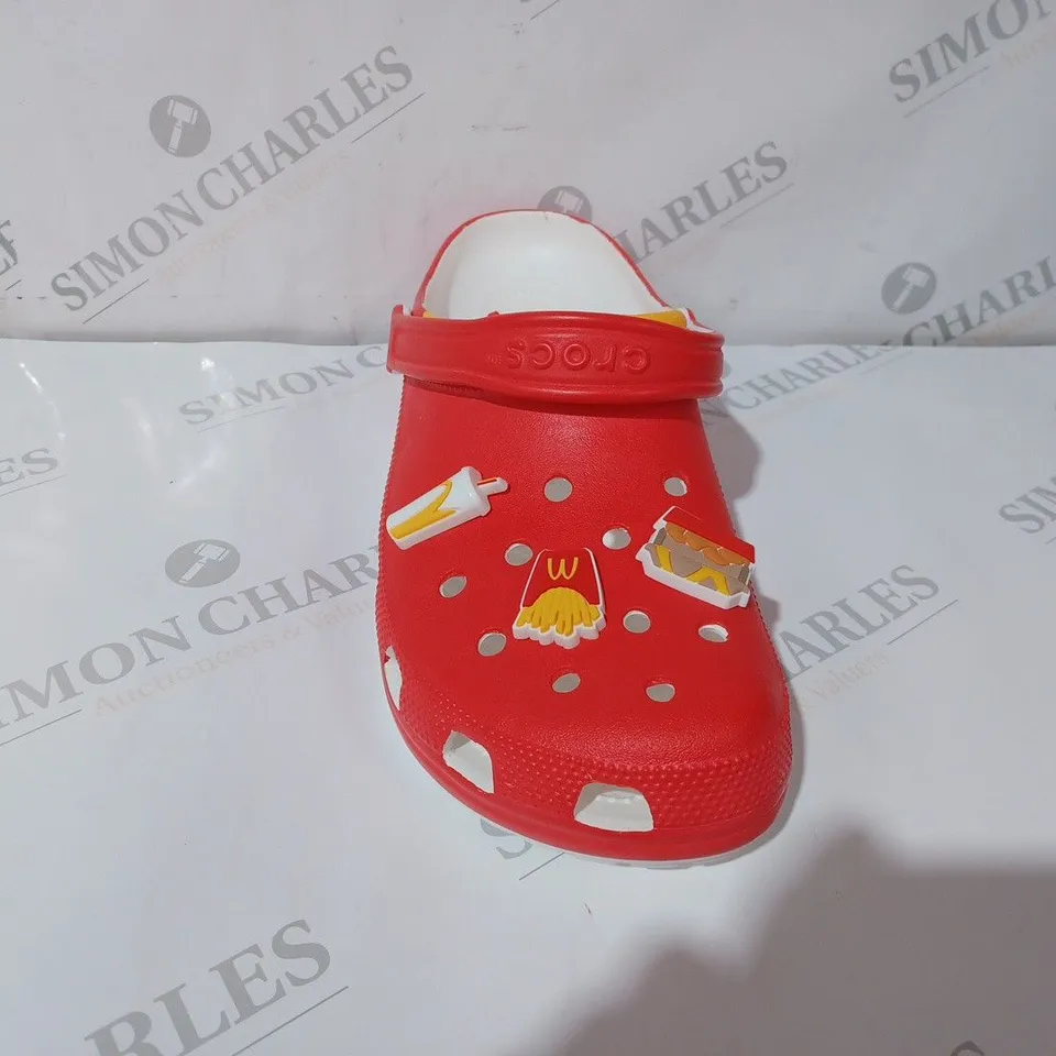 CROCS MCDONALS RED CLASSIC CROC - UK 10-11