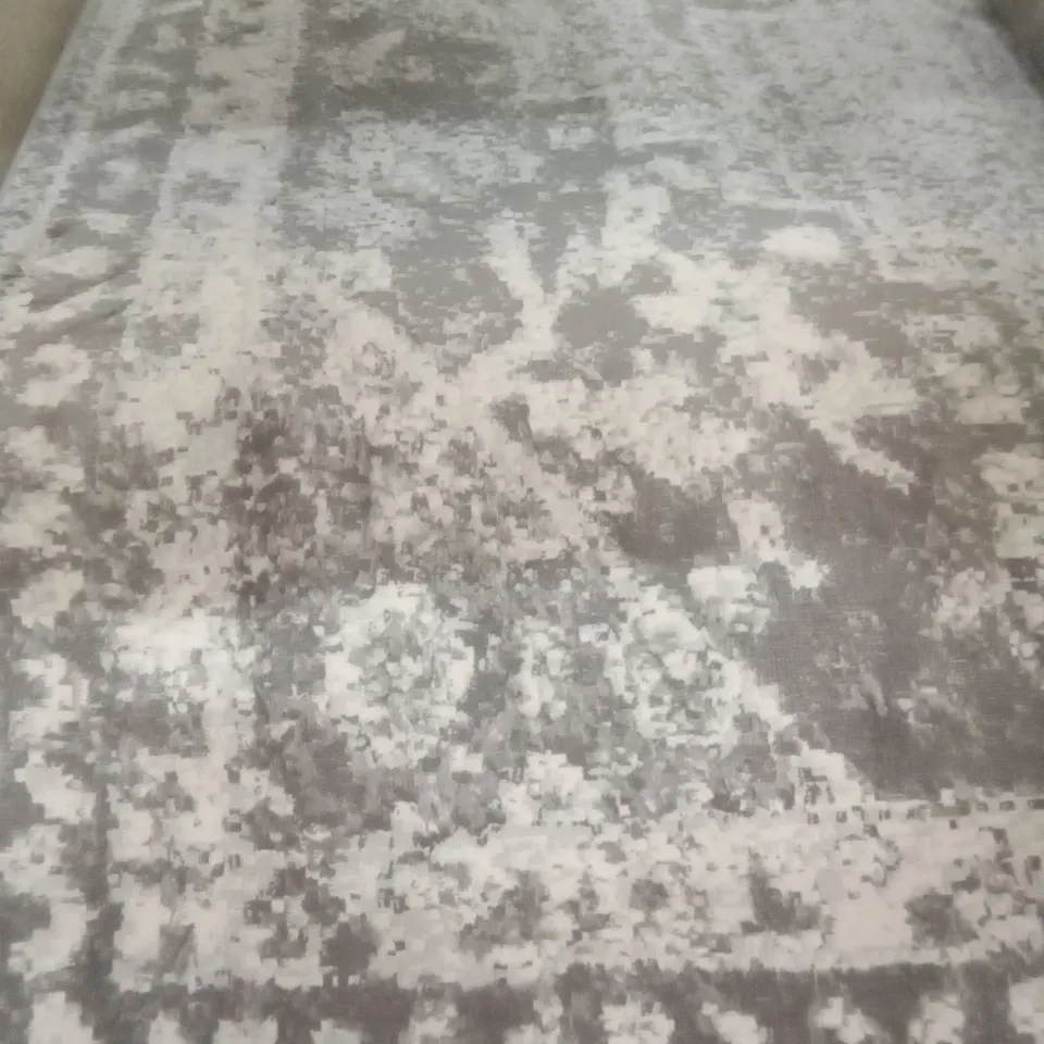 BREUER MOROCCAN GREY/WHITE RUG 200X290CM