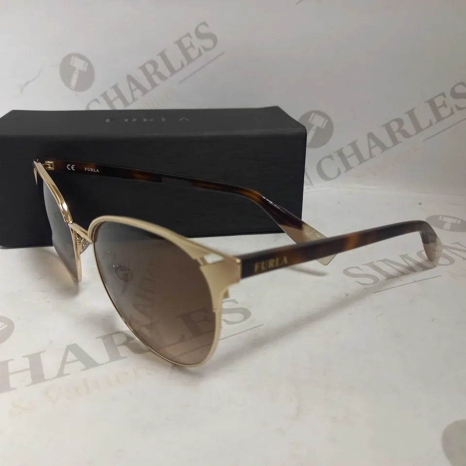 FURLA ROUND ROSE GOLD SUNGLASSES RRP £165