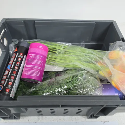 APPROXIMATELY 15 ASSORTED HOUSEHOLD PRODUCTS TO INCLUDE ARTIFICIAL FLOWERS, SCENT BOOSTERS AND STIXALL