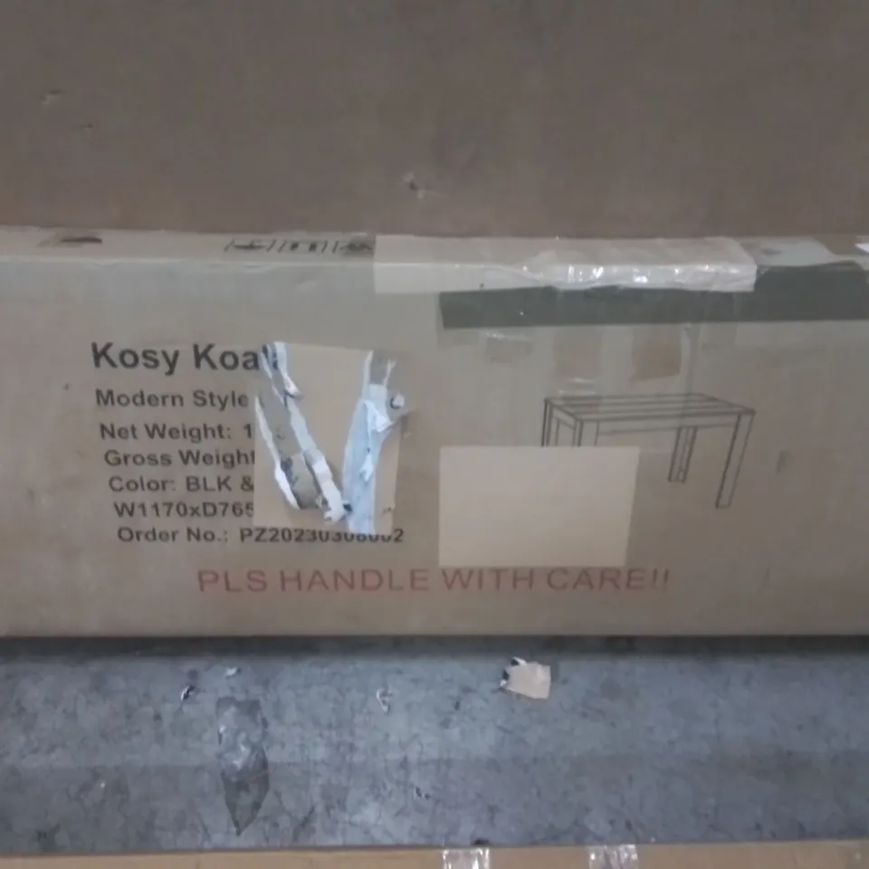 BOXED KOSY KOALA MODERN STYLE DINING TABLE (1 BOX)
