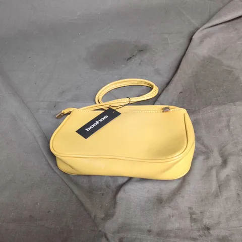 BOOHOO YELLOW CROSSBODY BAG