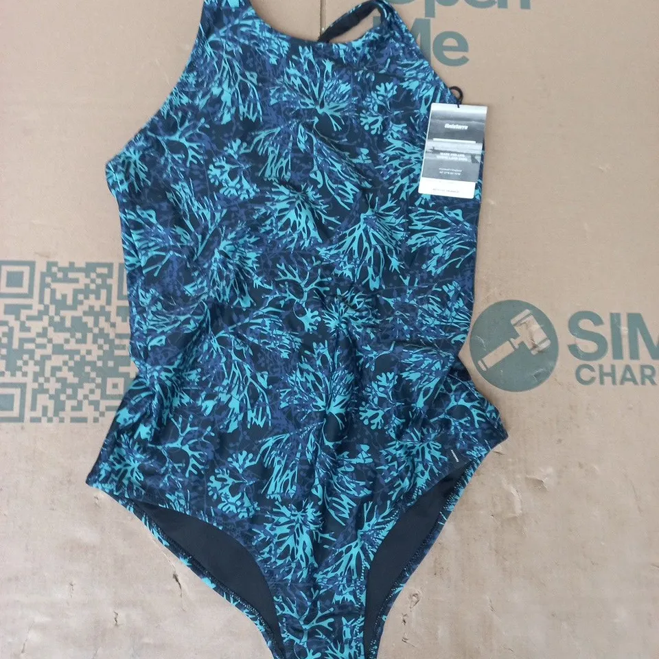 FINISTERRE HAZE RACER SWIMSUIT IN OCEAN BLUE ALGAE SIZE 12