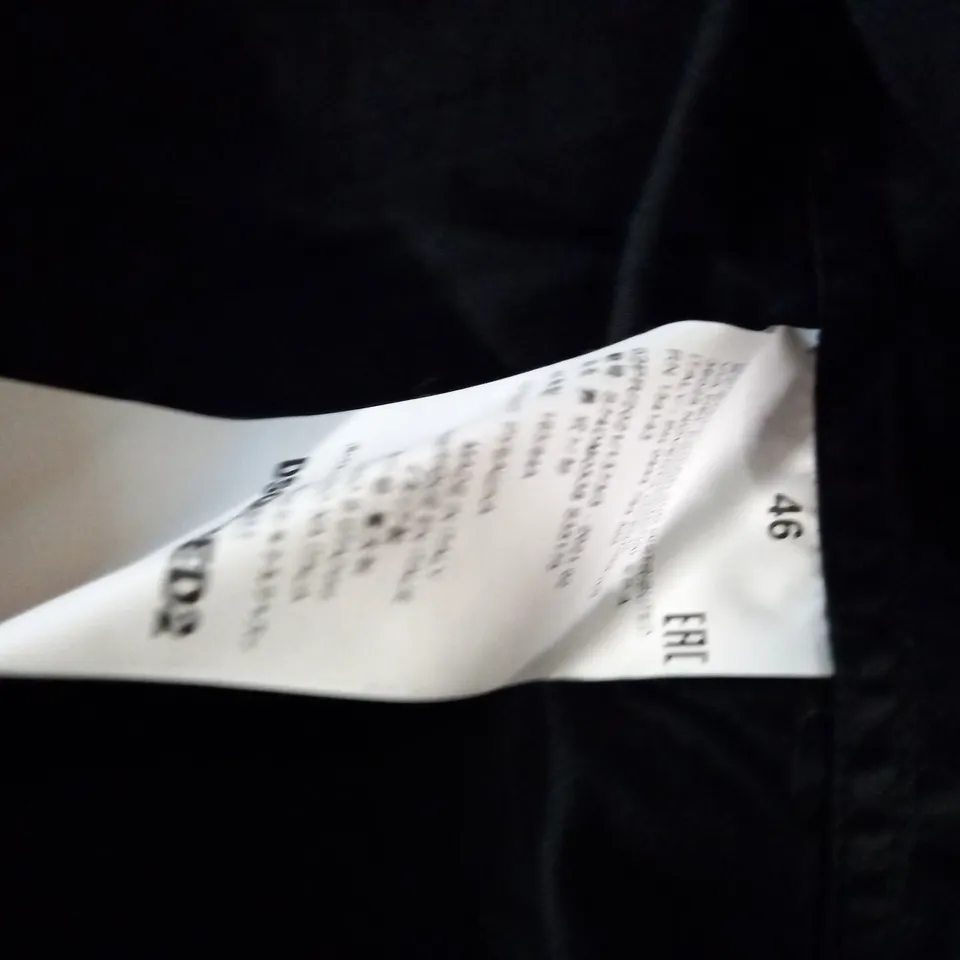 DSQUARED2 BLACK LONG SLEEVE SHIRT - 46