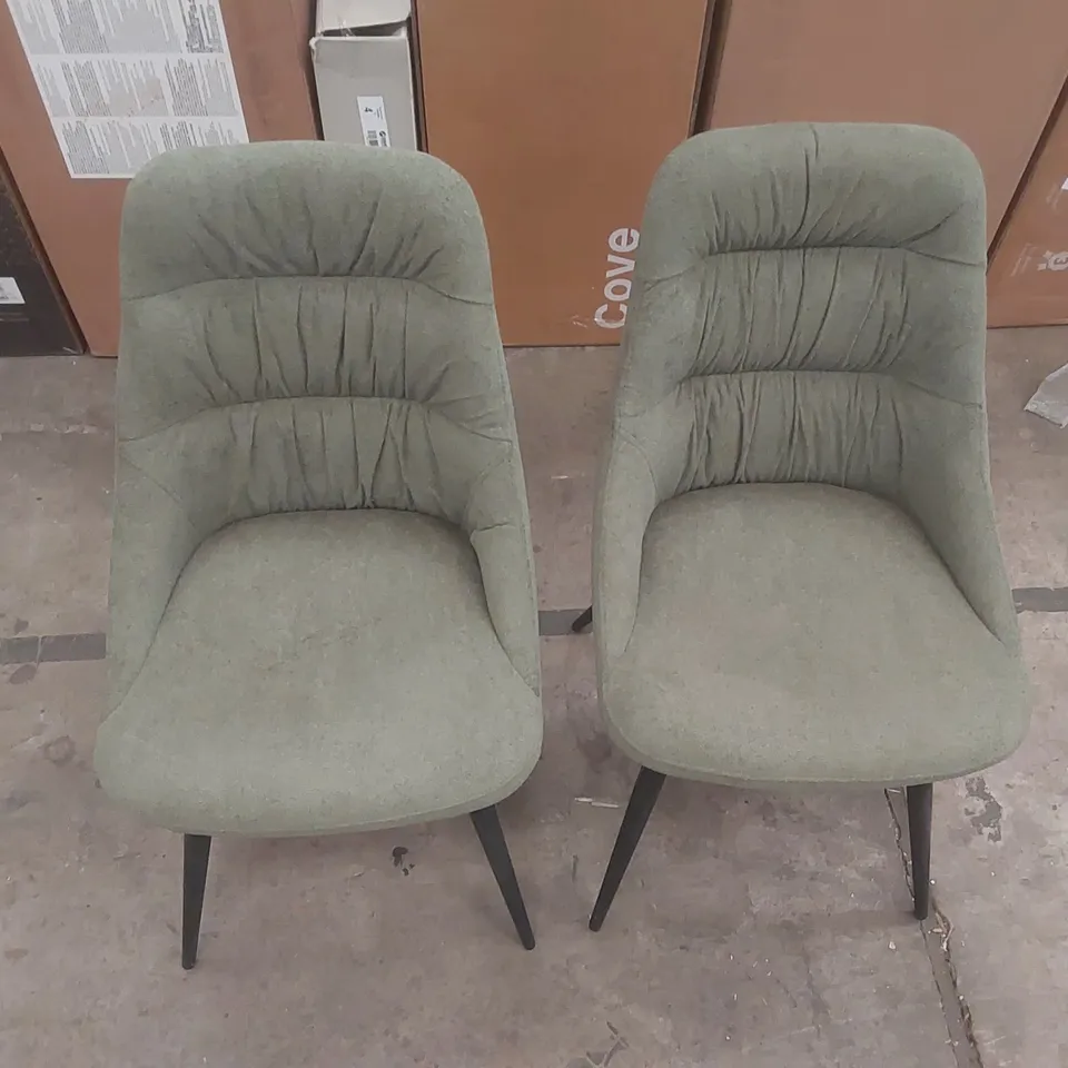 PAIR OF SHANKAR UPHOLSTERED DINING CHAIRS