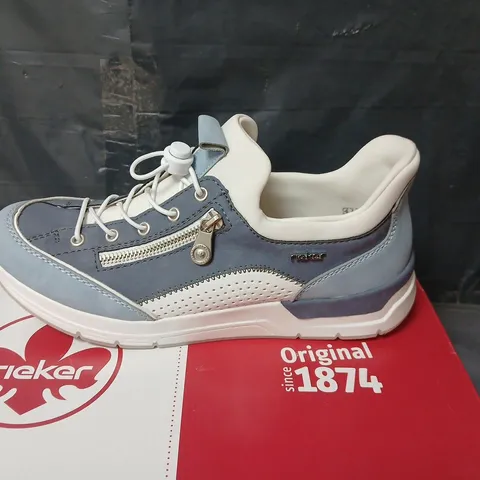 RIEKER SNEAKERS 58962-10 BLUE/GRAY – UK 7.5 (EU 41)