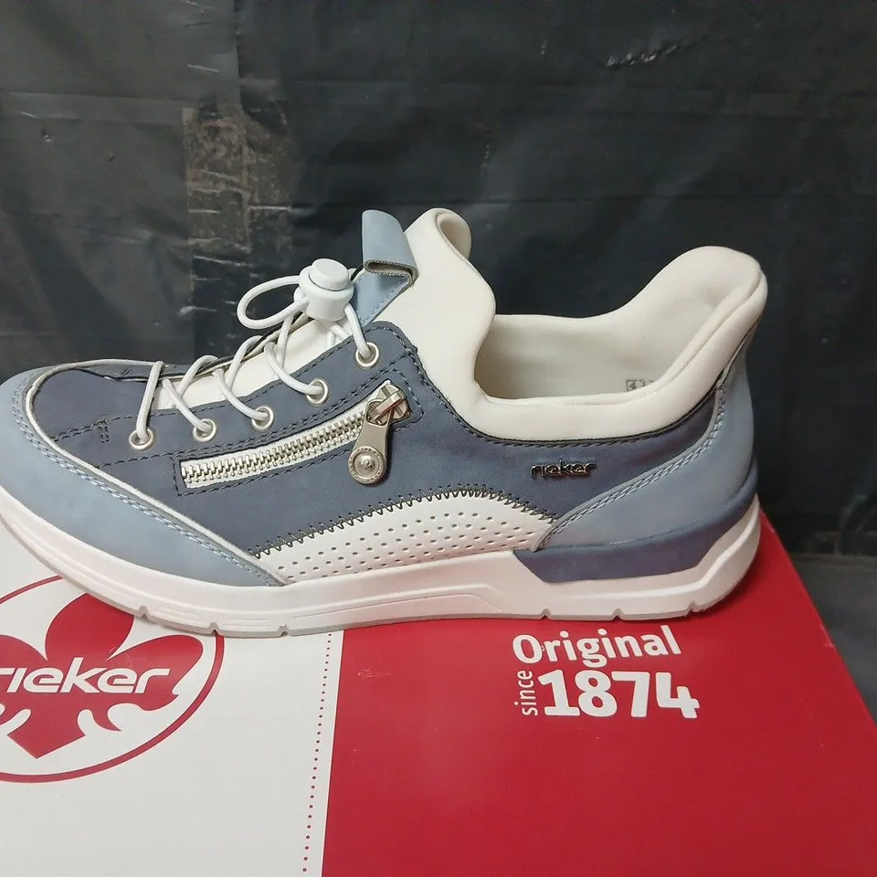 RIEKER SNEAKERS 58962-10 BLUE/GRAY – UK 7.5 (EU 41)