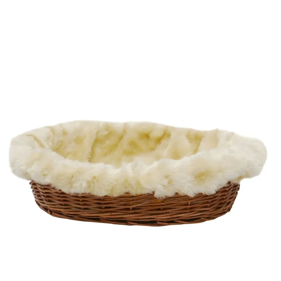 BOXED LITZY WICKER PET BED (1 BOX)
