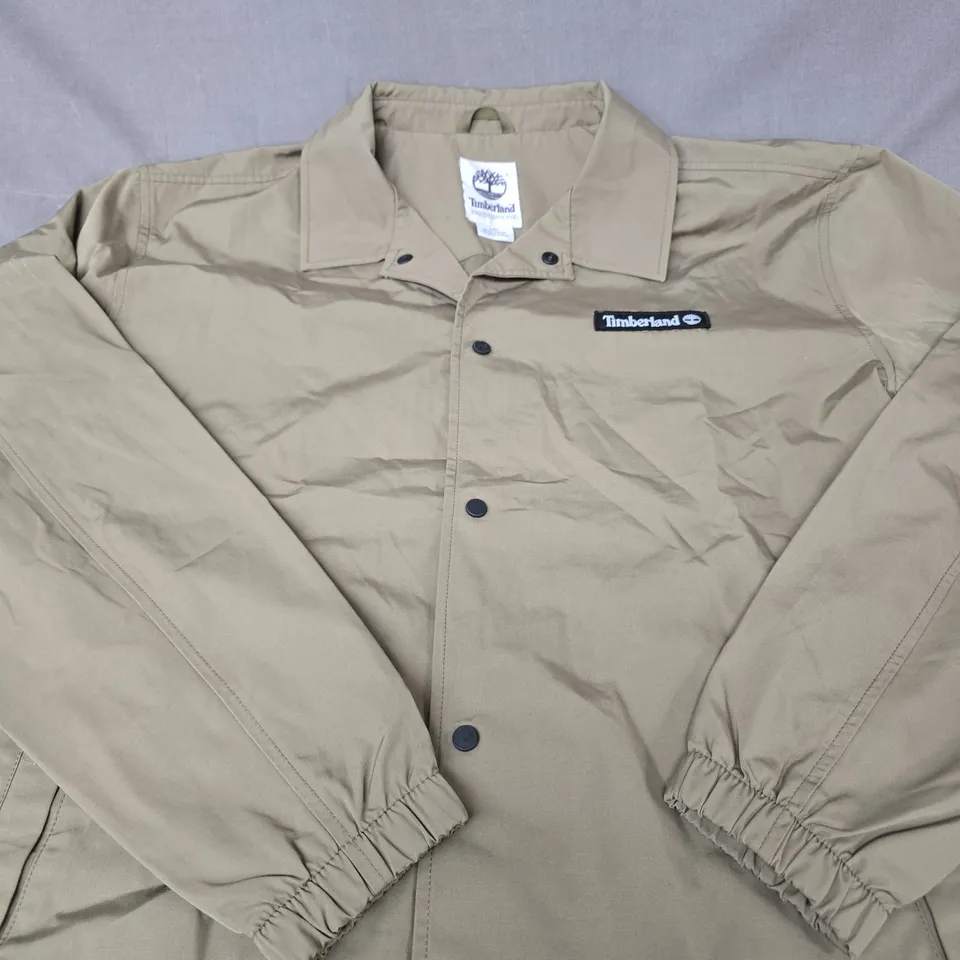 TIMBERLAND BEIGE LIGHTWEIGHT JACKET - SIZE LARGE