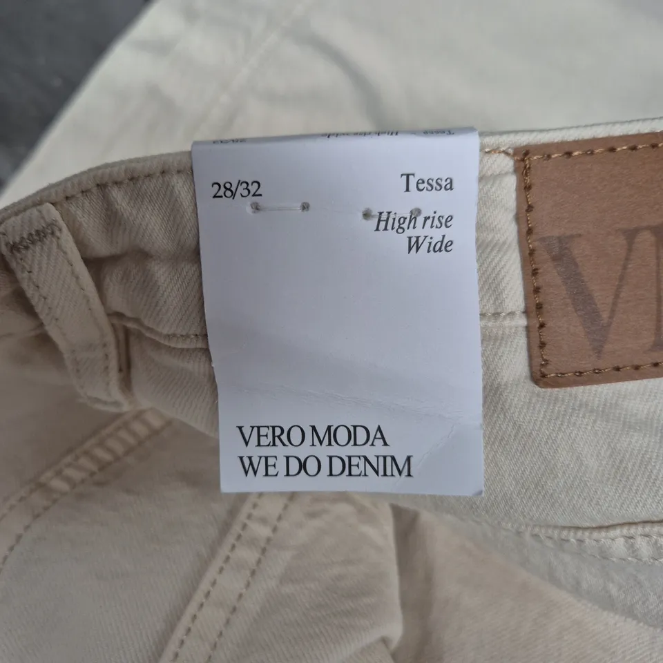 VERO MODA WE DO DENIM TESSA HIGH RISE WIDE JEANS – (28/32)