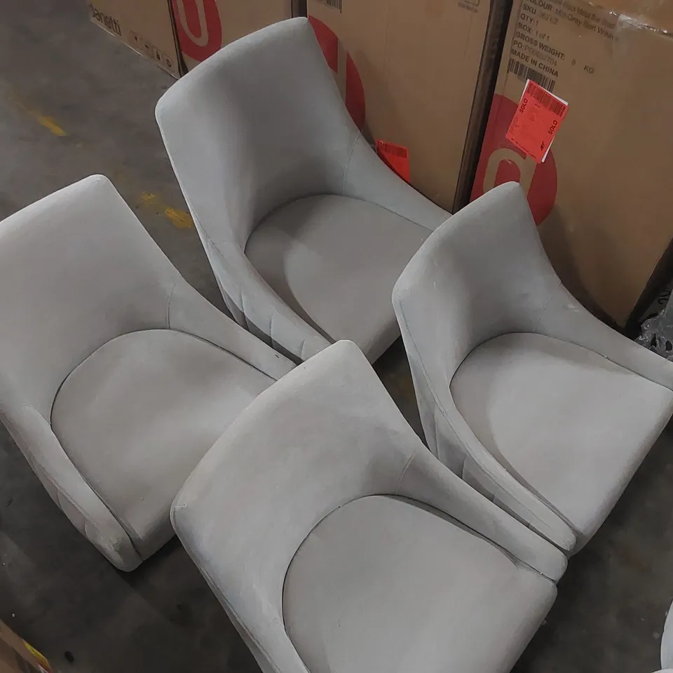 LOT OF 7x ASSORTED DANETTI DINING CHAIR PARTS WITHOUT LEGS (2 BOXES)