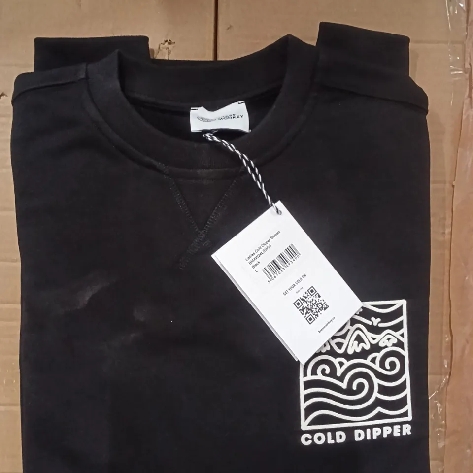 BRAND NEW BRASS MONKEY SWEATS - BLACK SIZE LARGE APPROXIMATELY 15