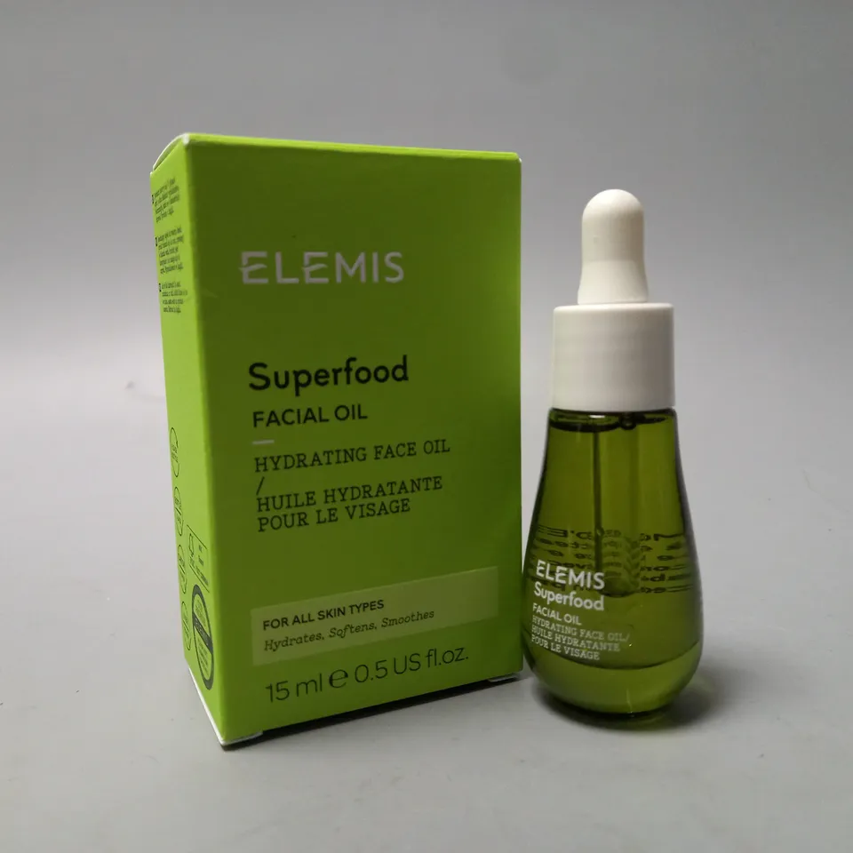 BOXED ELEMIS SUPERFOOD FACIAL OIL HYDRATING FACE OIL (15ml)