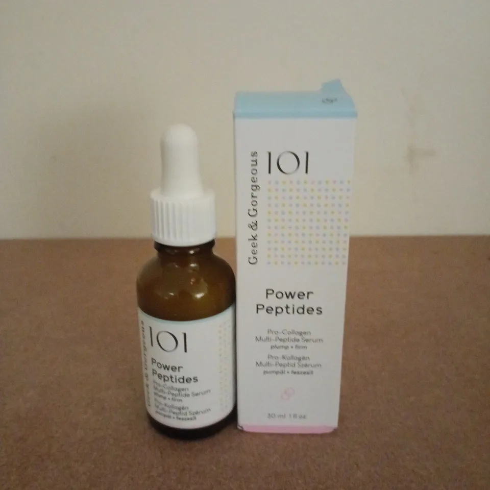 BOXED GEEK AND GORGEOUS POWER PEPTIDES (30ML)