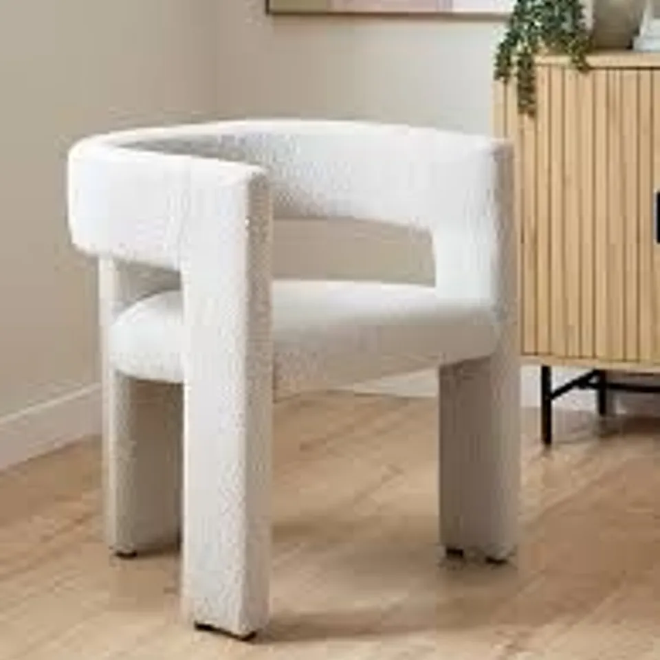 THE VERY COLLECTION NELL BOUCLE DINING CHAIR