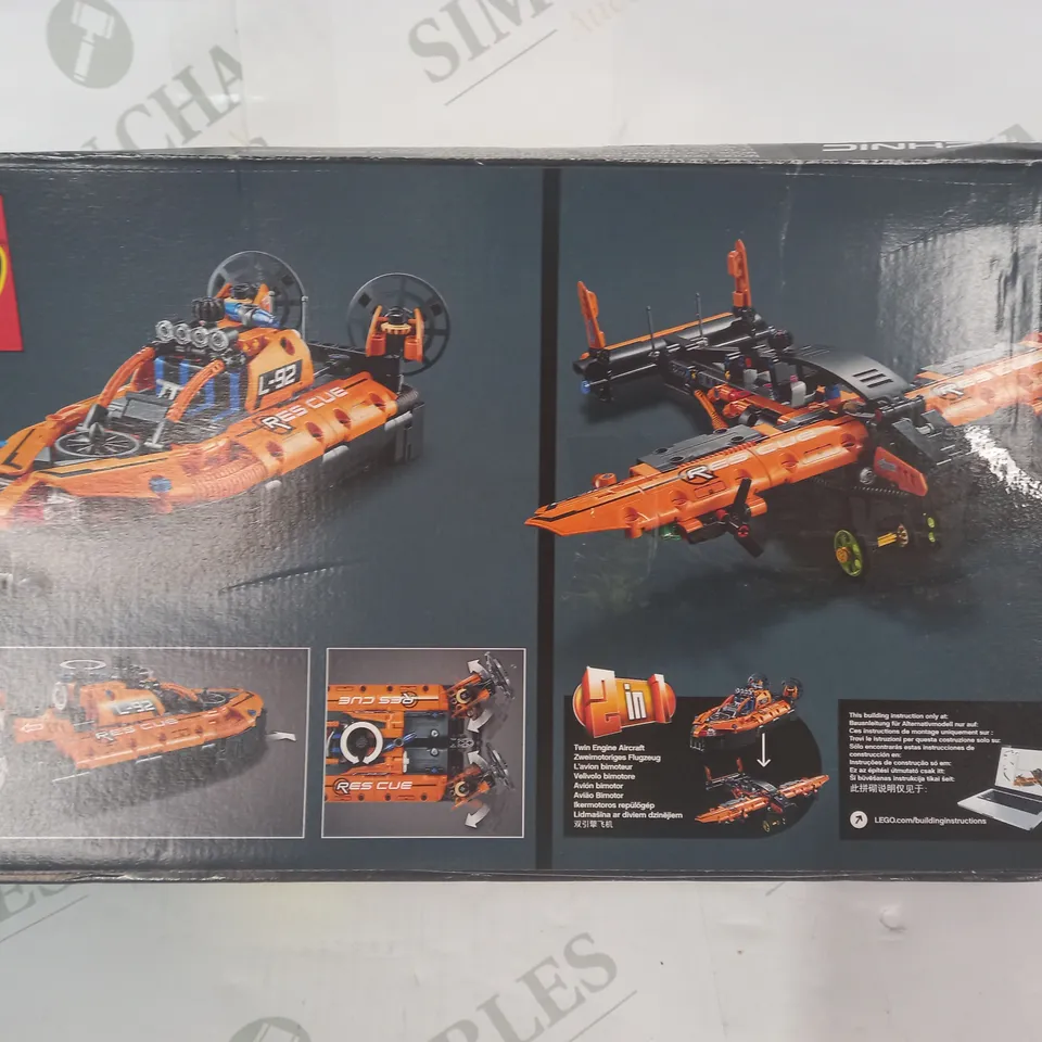 LEGO TECHNIC 42120 2-IN-1 RESCUE HOVERCRAFT