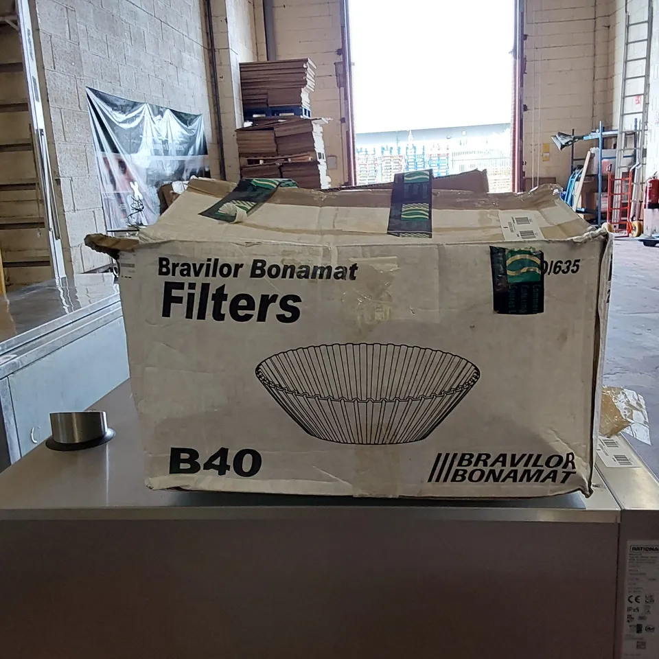 BOXED BRAVILOR BONAMAT B40 COFFEE MACHINE FILTERS (QUANTITY UNSPECIFIED)