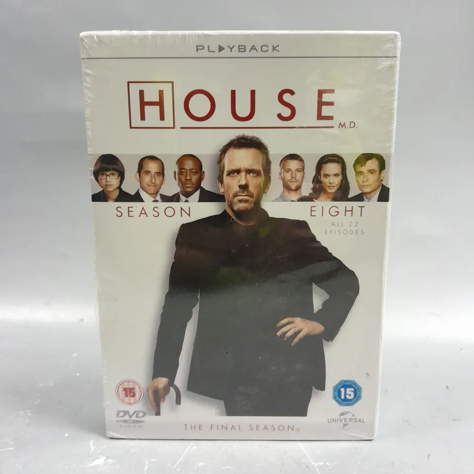 SEALED HOUSE M.D. SEASON EIGHT DVD BOX SET 