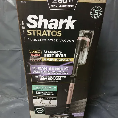 BOXED SHARK STRATOS CORDLESS STICK VACUUM - COLLECION ONLY