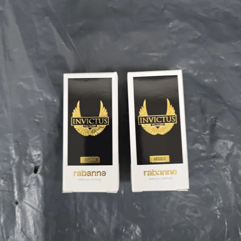 2X BOXED RABANNE INVICTUS VICTORY ABSOLU 5ML 