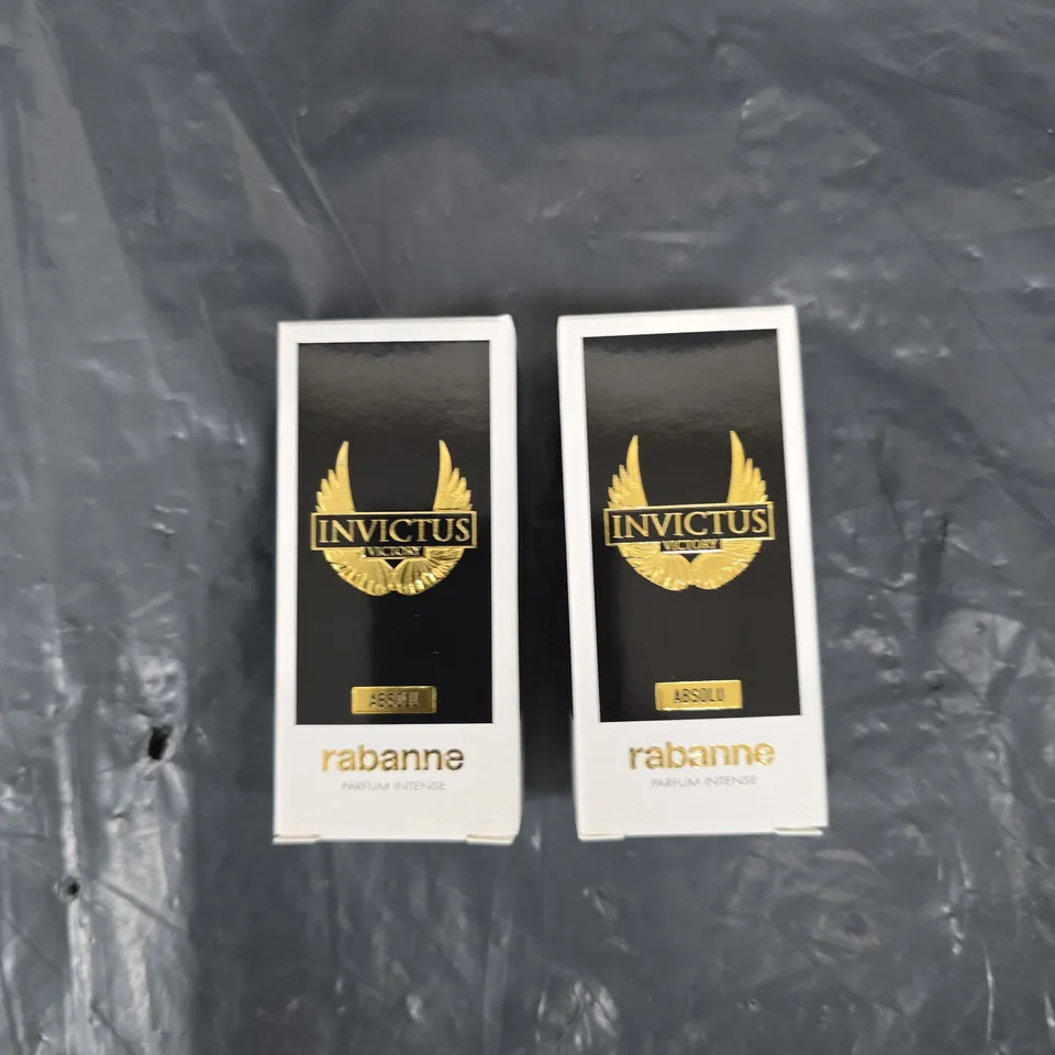 2X BOXED RABANNE INVICTUS VICTORY ABSOLU 5ML 