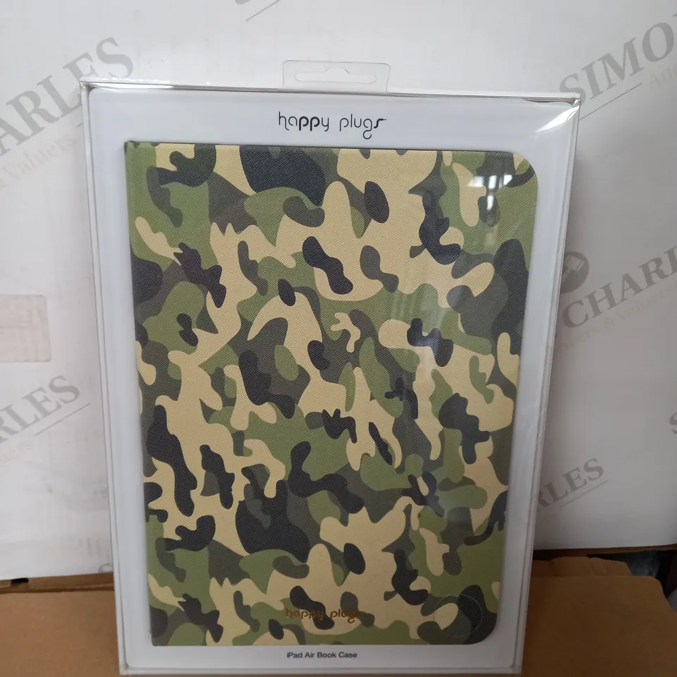 LOT OF 10 HAPPY PLUGS IPAD AIR BOOK CASES - CAMO