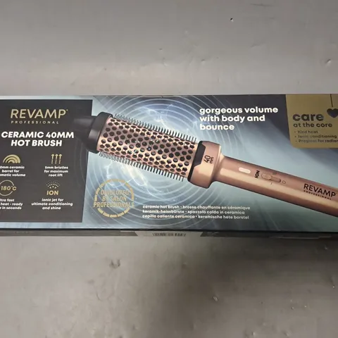 BOXED REVAMP PROFESSIONAL CERAMIC 40MM HOT BRUSH
