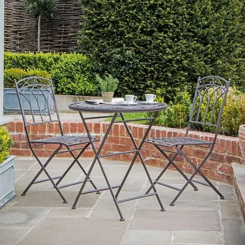 BOXED BURANO 2 SEATER EMBER OUTDOOR BISTRO SET