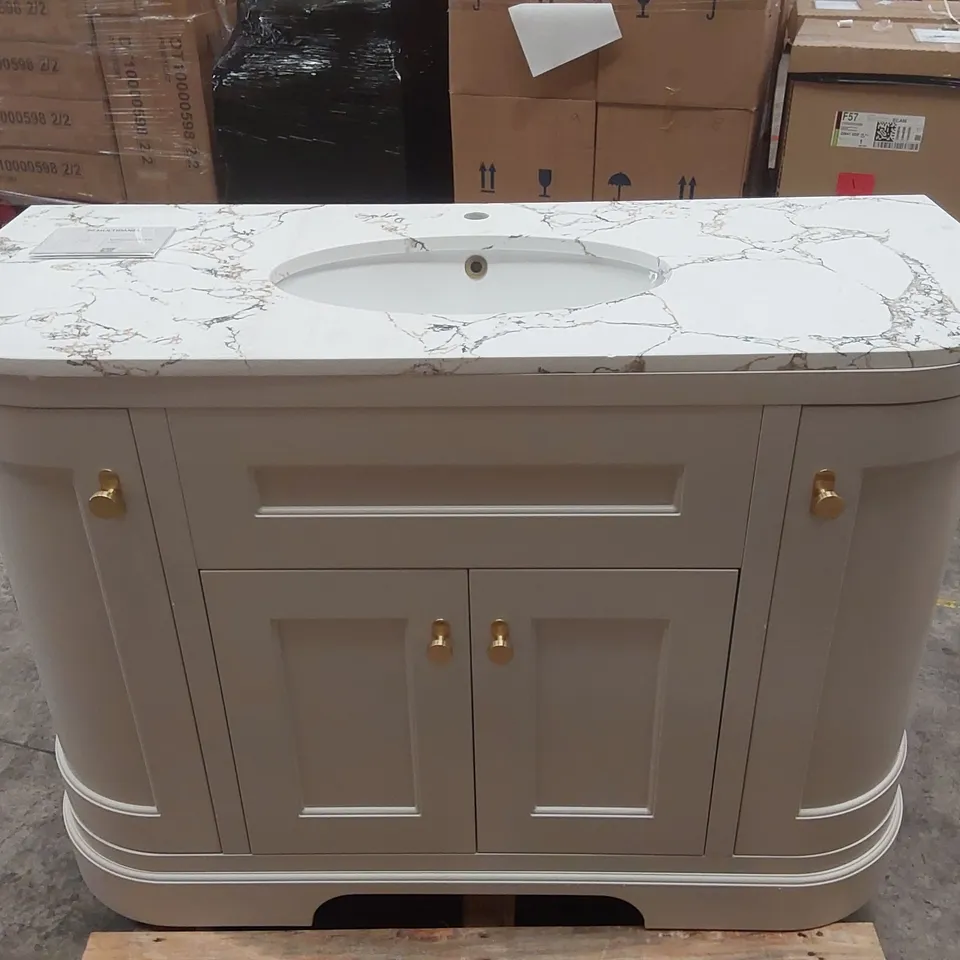 MULTIPANEL PURE VALMASINO MARBLE EFFECT VANITY UNIT