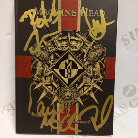MACHINE HEAD SIGNED BLOODSTONE & DIAMONDS CD WITH ART BOOK