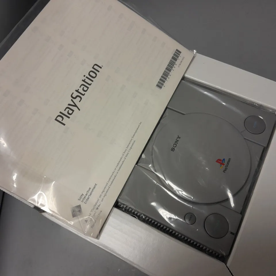 BOXED SONY PLAYSTATION CLASSIC 20 GAME CONSOLE