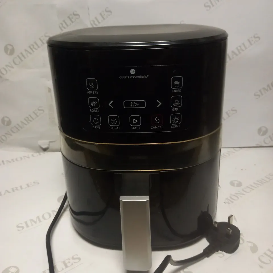 COOK'S ESSENTIALS 4.0L AIR FRYER - BLACK
