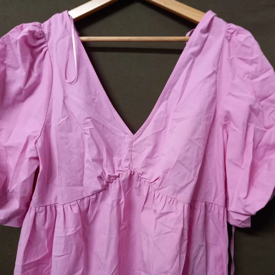 NOBODYS CHILD VIENNA MINI DRESS IN PINK - UK 14
