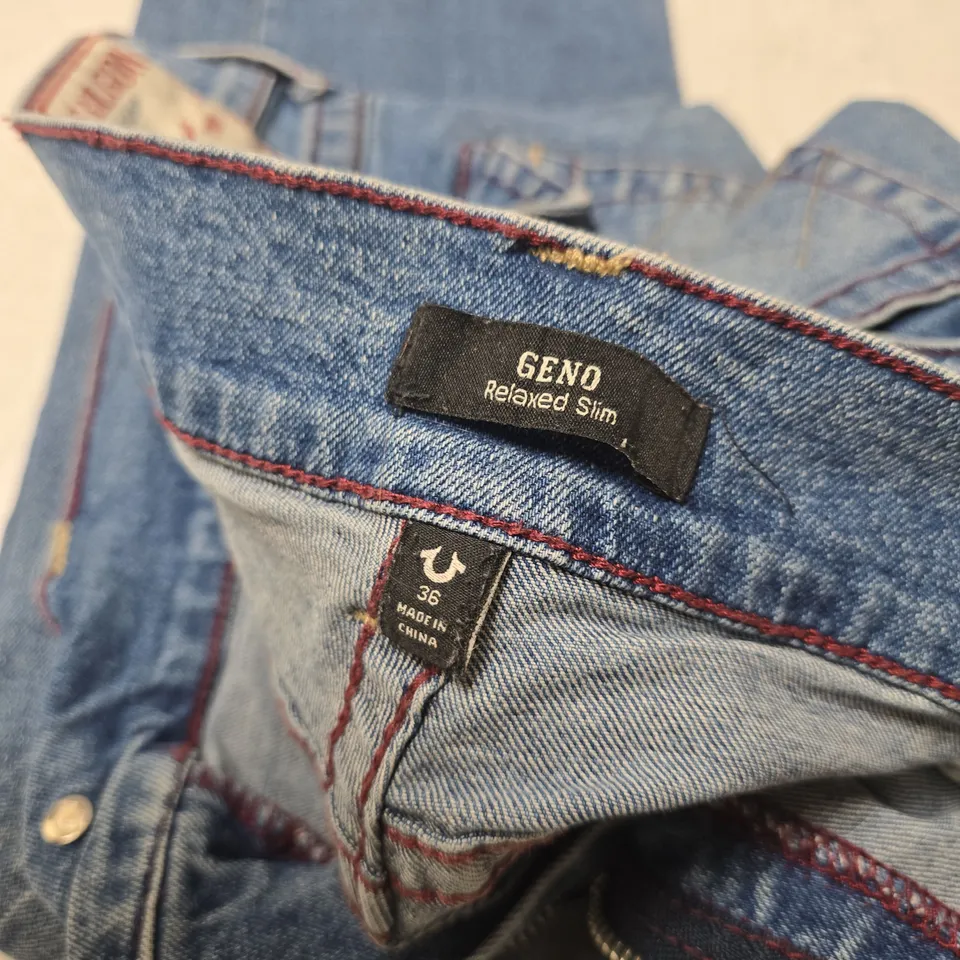 GENO RELAXED SLIM JEANS IN BLUE - SIZE 36