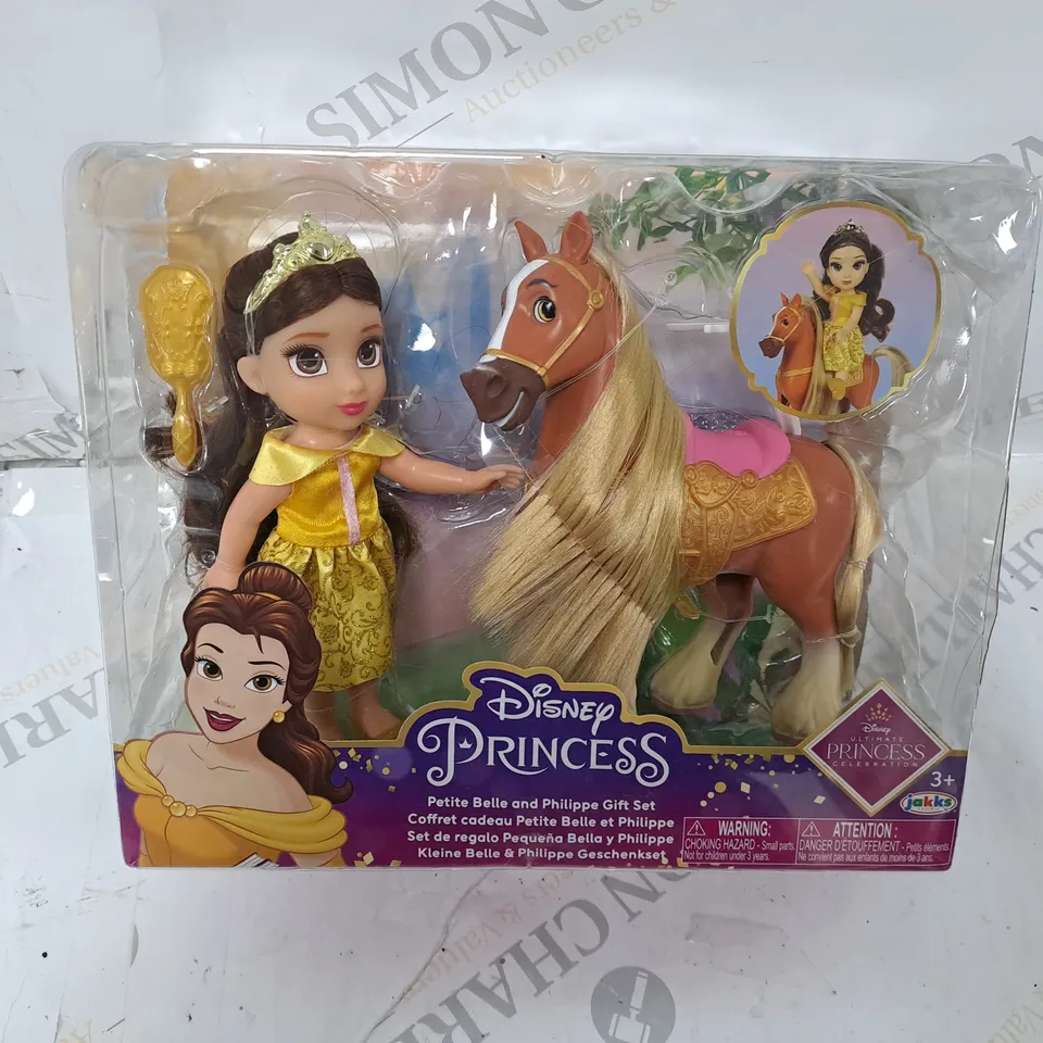 BOXED DISNEY PRINCESS PETITE DOLL BELLE & PHIL RRP £20.99
