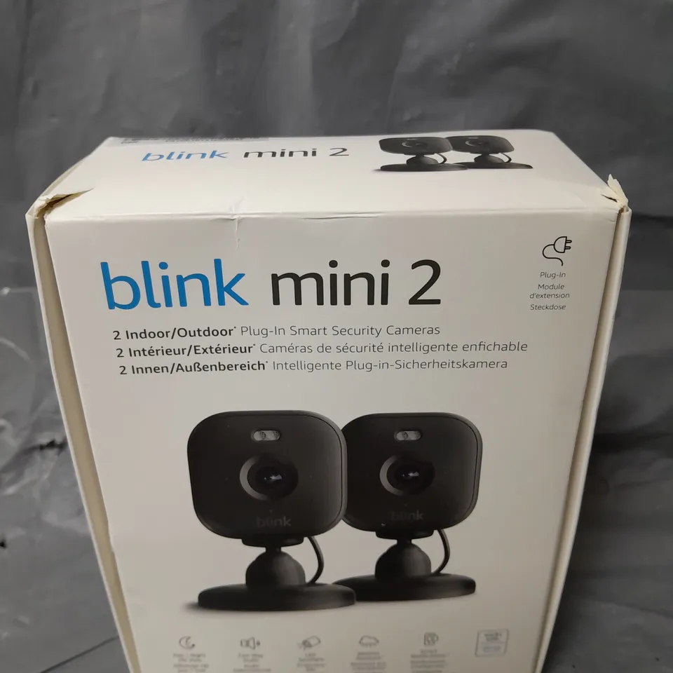 BOXED AND SEALED BLINK MINI 2 - 2-CAM BLACK - UK