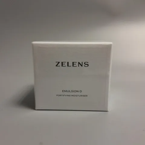 BOXED AND SEALED ZELENS EMULSION D FORTIFYING MOISTURISER 50ML