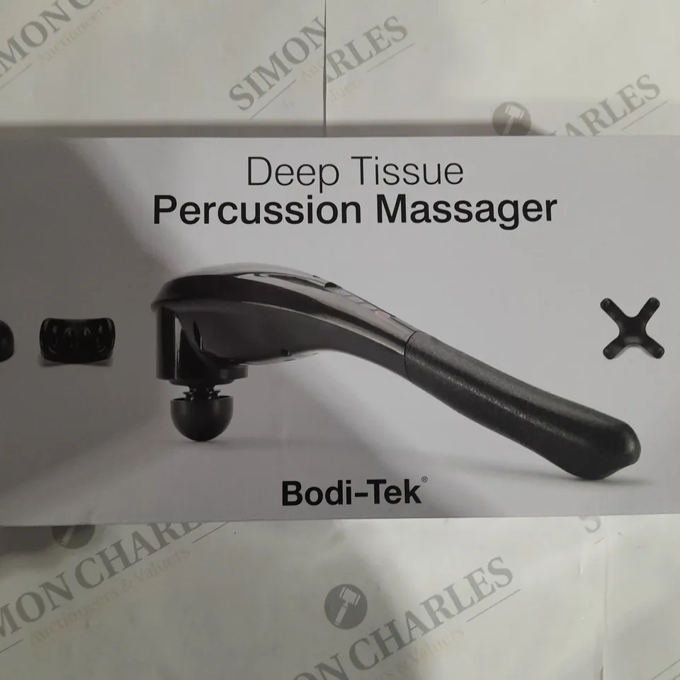 BOXED BODI-TEK DEEP TISSUE PERCUSSION MASSAGER 