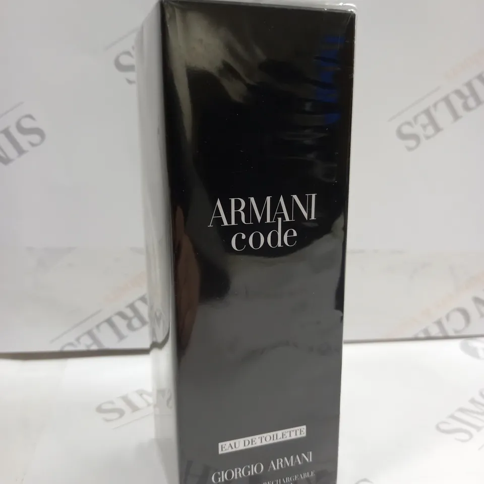 SEALED GIORGIO ARMANI CODE EAU DE TOILETTE - 200ML
