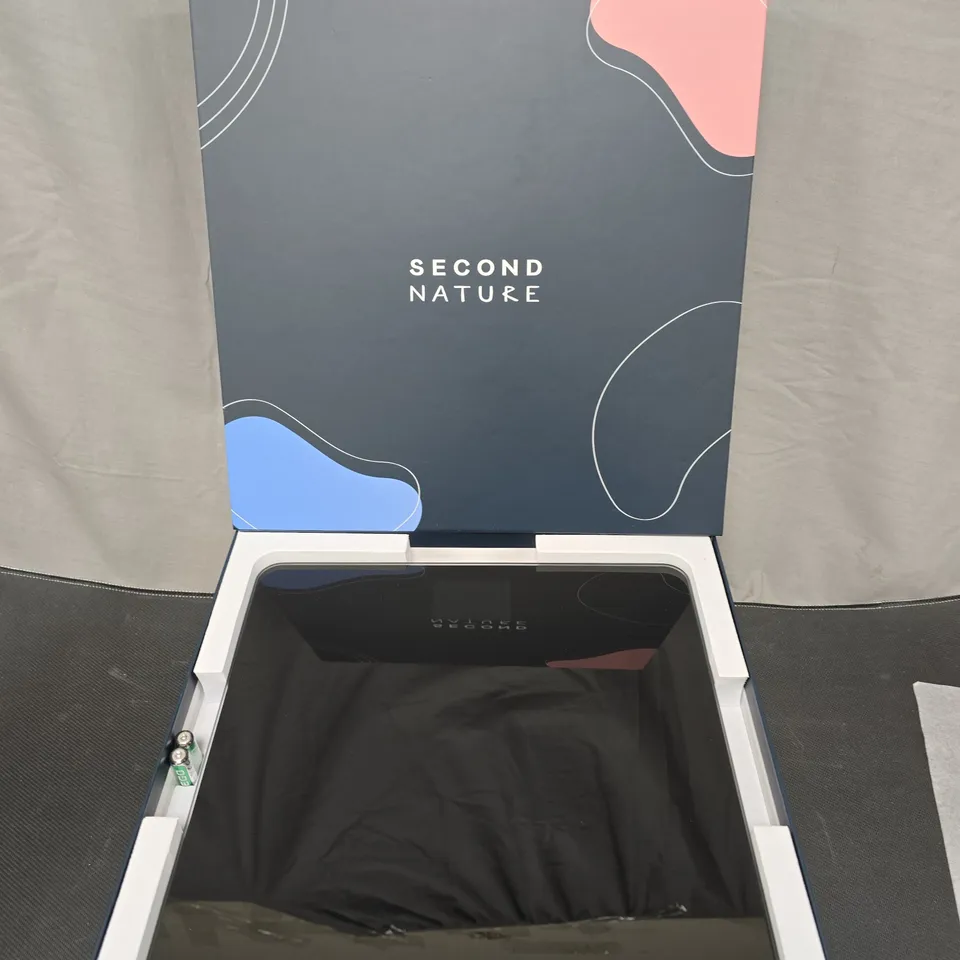 SECOND NATURE BATHROOM SCALES BLACK