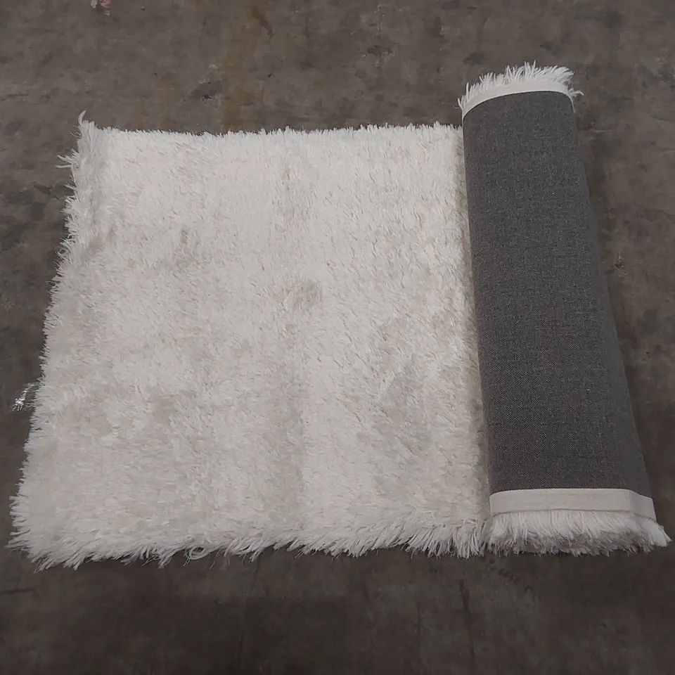 BRAND NEW BAGGED PACO HOME AKUMAL RUNNER RUG - CREAM // SIZE: 80 X 300cm