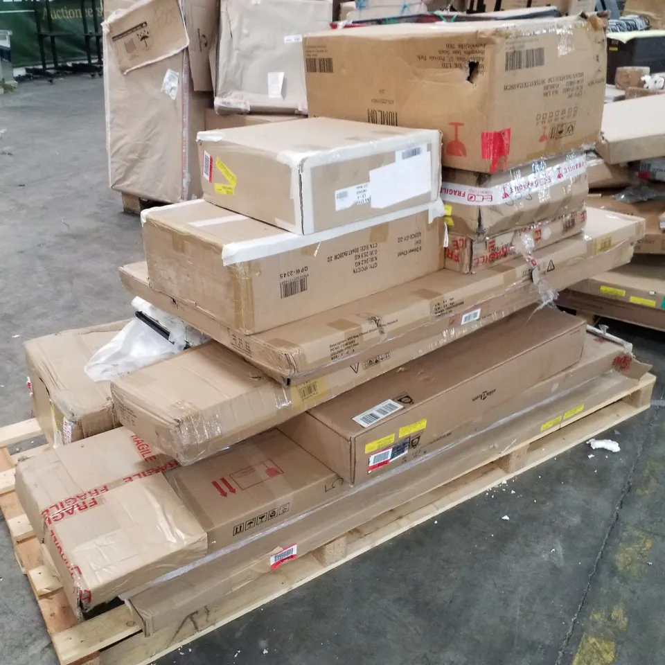 PALLET OF ASSORTED FLATPACK FURNITURE PARTS