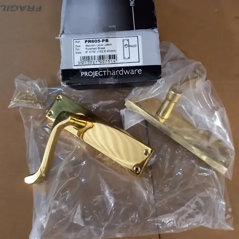 MALVERN LEVER LATCH IN POLISHED BRASS