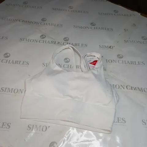 TIALA WHITE SPORTS BRA SIZE SMALL