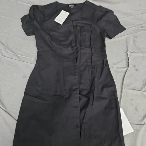 NOBODY'S CHILD PETITE BLACK DRESS UK 8 (EU 36, USA 4)