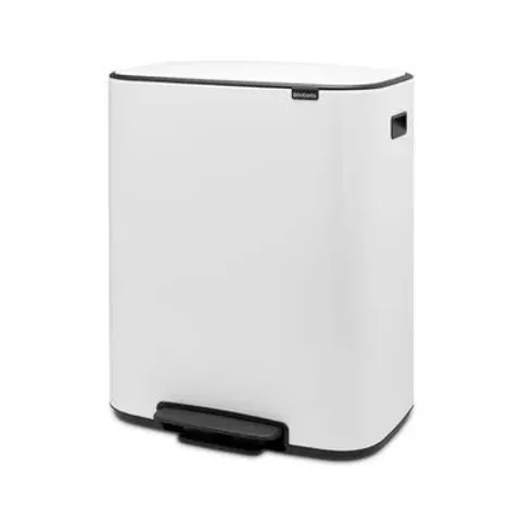 BOXED BRABANITA BO PEDAL BIN WITH 1 INNER BUCKET 60L