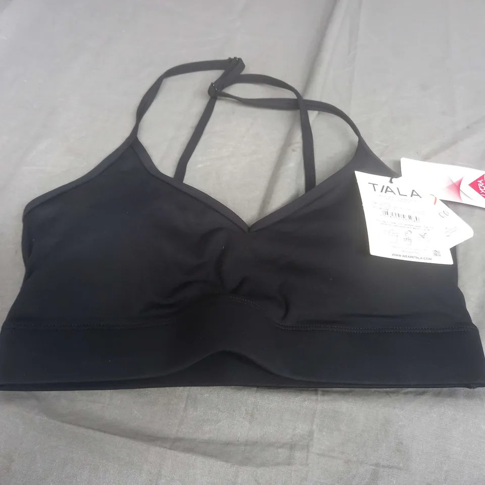 TIALA SKINLUXE MULTIWAY PADDED MINI SPORTS BRA IN BLACK - MEDIUM