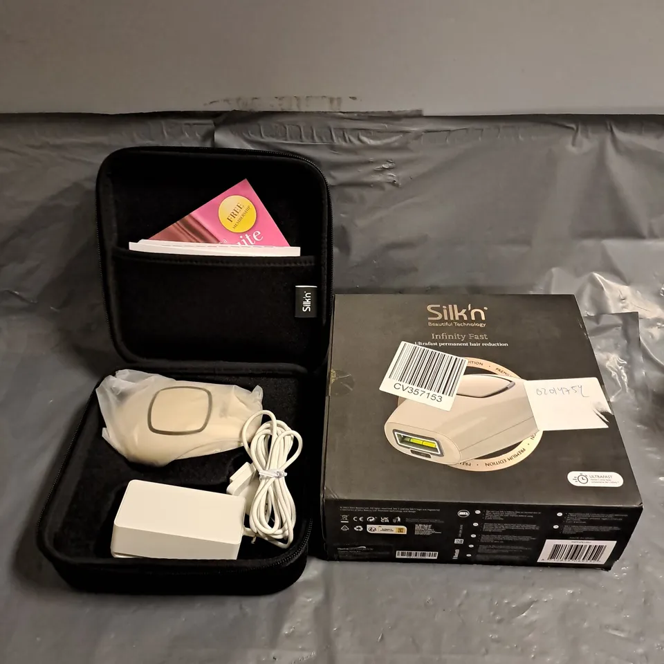 BOXED SILK'N INFINITY FAST PERMANENT HAIR REDUCTION DEVICE IN BEIGE