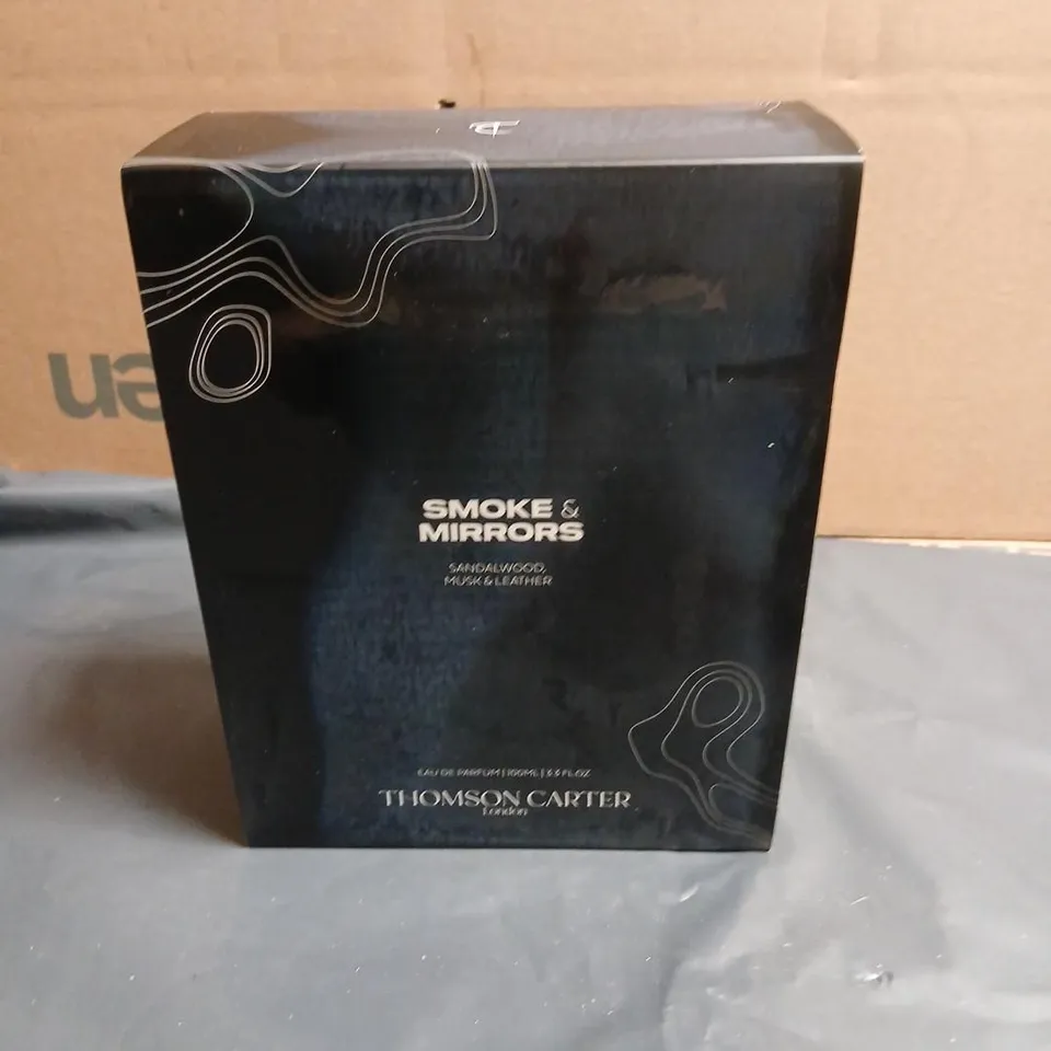 BOXED THOMSON CARTER LONDON SMOKE AND MIRRORS EAU DE PARFUM 100ML